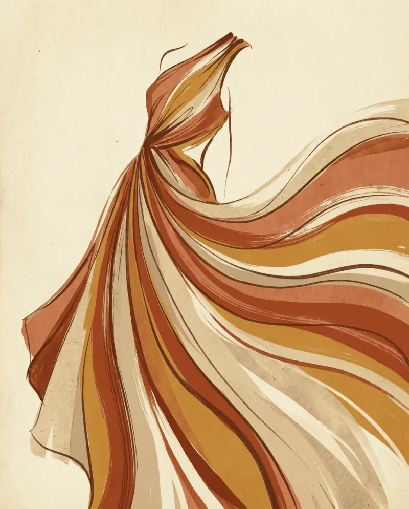 Editorial fashion poster