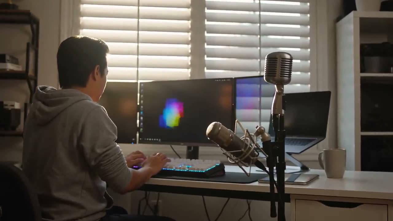 End-of-session studio reveal